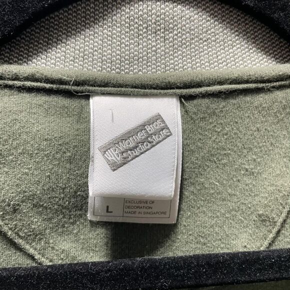 Vintage Warner Bros Polo Shirt Mens Large Daffy Duck Golf Cartoon 90s - Picture 5 of 10